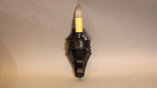 17770. 1 Of 7 Wrought Iron Spanish Revival Sconce - Image 3