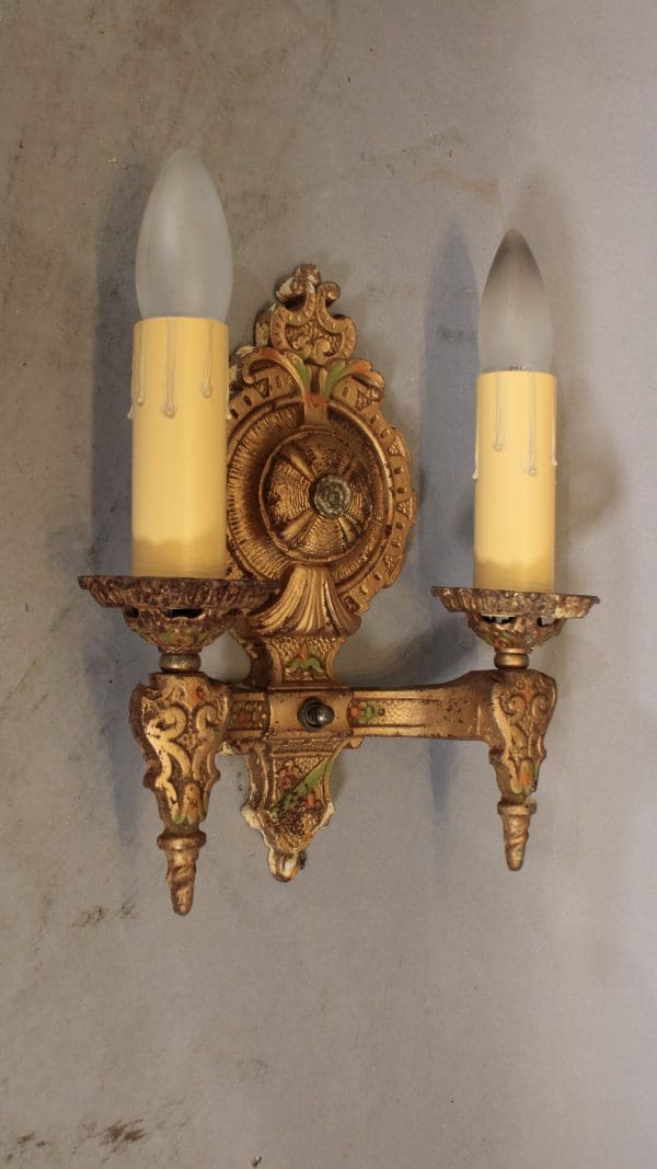 39822. 1 of 3 Double 1920's Sconce