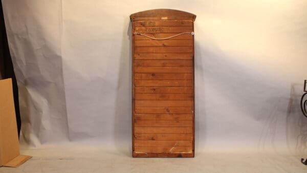 17763. 19th Century Carved Wood Mirror - Image 2