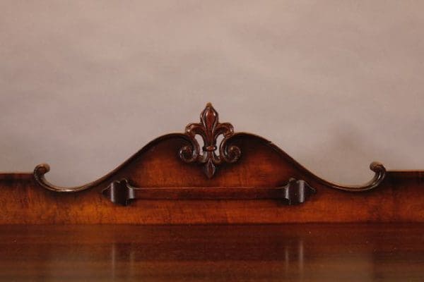 39888. Spanish Revival 1920's Side Table With Iron Trestle - Image 3