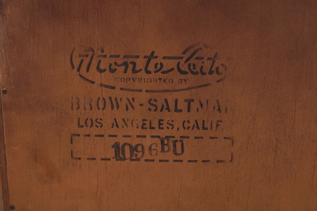 44504. Rancho Brown And Saltman From Their Montecito Line 1920's Prohibition Bar - Image 18