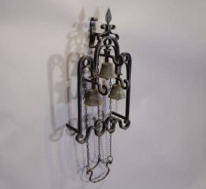 47225. Spanish Revival Wrought Iron Bell Mount