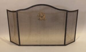 46869. Spanish Revival Large Scale 1920's Firescreen With Galleon