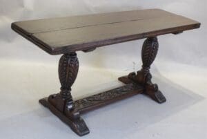 46641. Spanish Revival Console Table And Dining Room Table