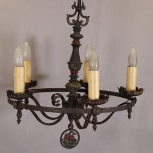 1920's Spanish Revival Classic Chandelier