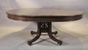 Rare Versatile 1920's Dining Room Table ( 5 ft round to over 10 ft long with leafs)